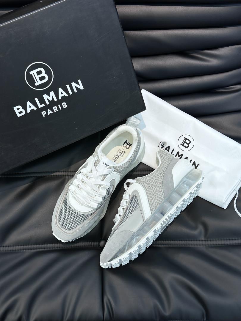 Balmain Balmans new air cushion sports shoes mens low top sports shoes purchase the or