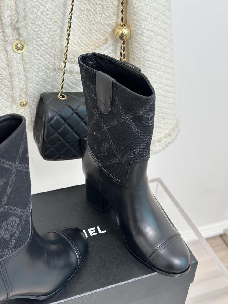 Factory priced short boots  long boots CHANEl 23s Autumn and WinterNew collection of thick