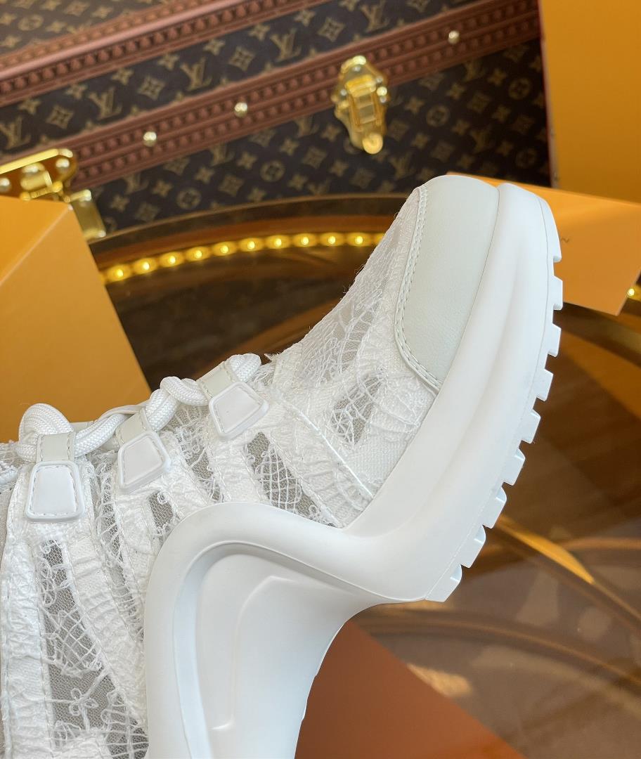 Louis Vuitton LV  Sports Lace Dad Shoes Archils latest Paris fashion season runway style The f