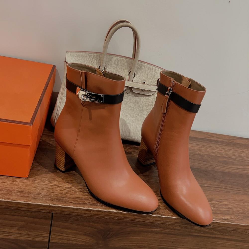 Hermes Saint Germain and ankle boots autumn and winter short boots series fashionable and versatile super comfortable Every detail is done to the