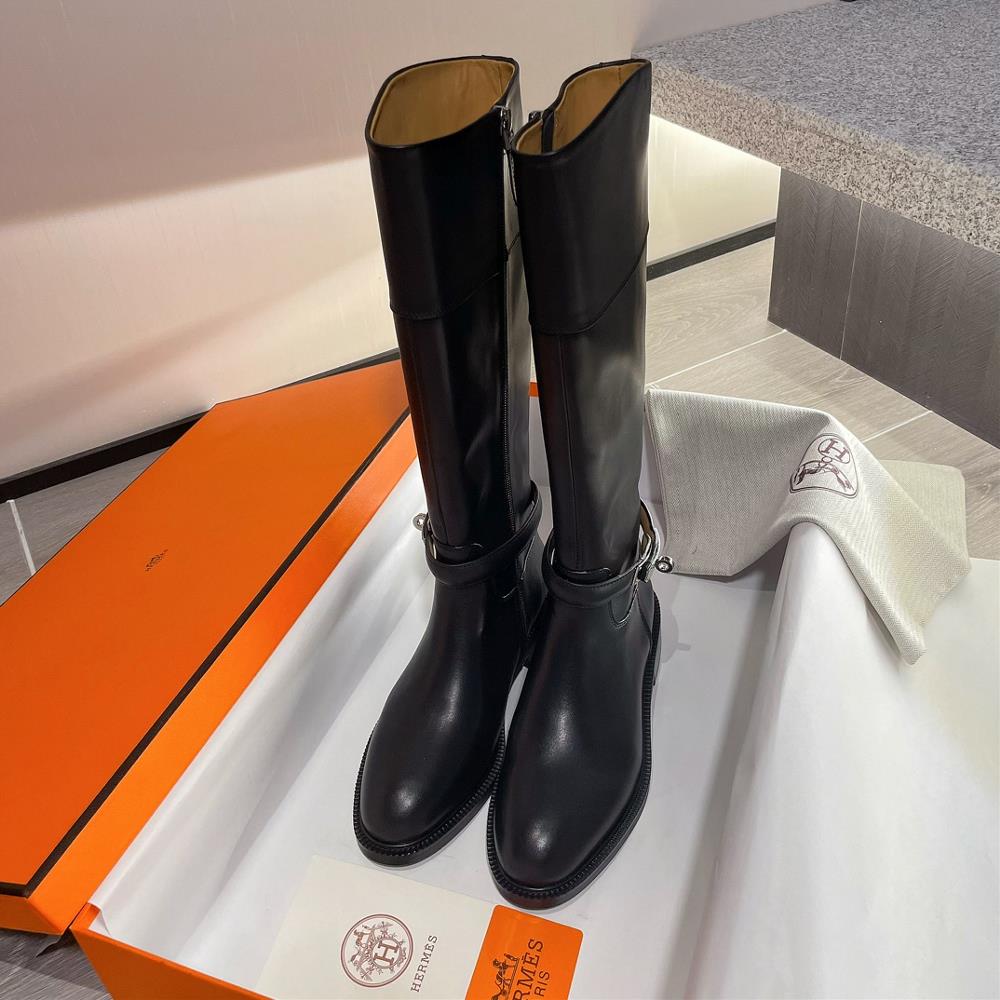 Top edition short boots long boots The H familys new Hermes AutumnWinter 2023 womens Ke