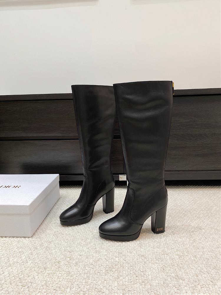 Long Boots Yangjing Long Boots Leather Surface Short Boots Yangjing Short Boots Leather Surface Dior fw23mew array2023 AutumnWinter BootsCD Letter Lo