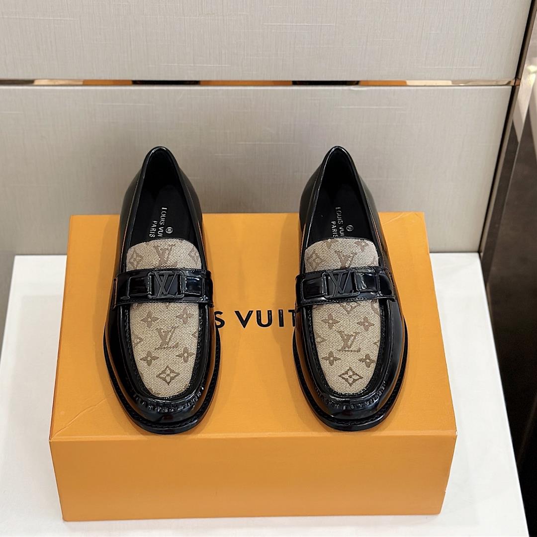 lv Family Major Handmade Lefon Shoes Leather Outsole in 2023 Fusion Lacquered Calf Leather And Handm