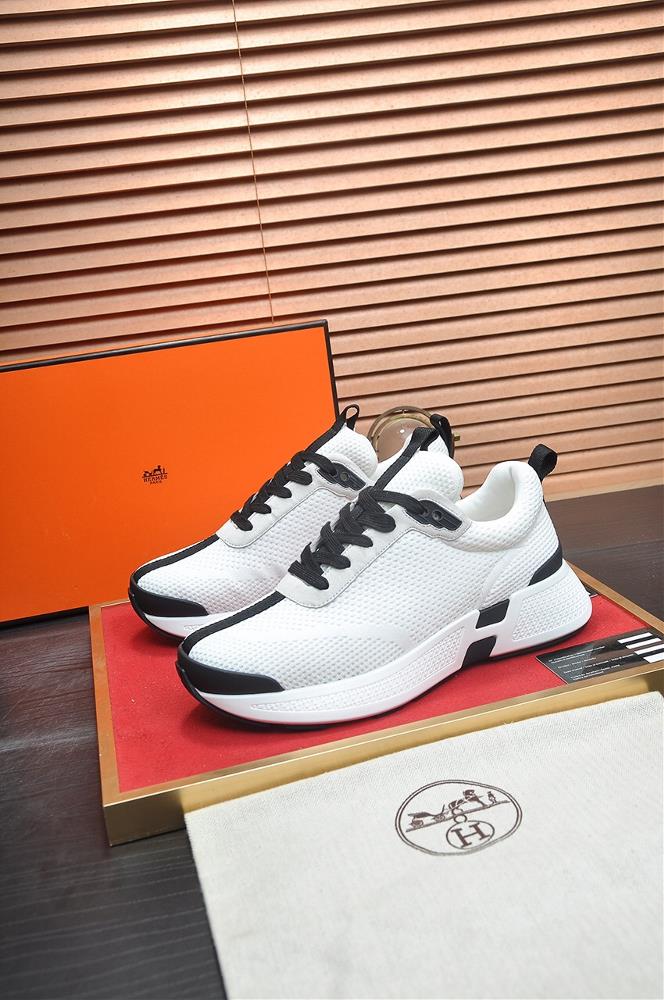 In addition to loafers Hermes also offers a range of sneakers that are both comfortable a