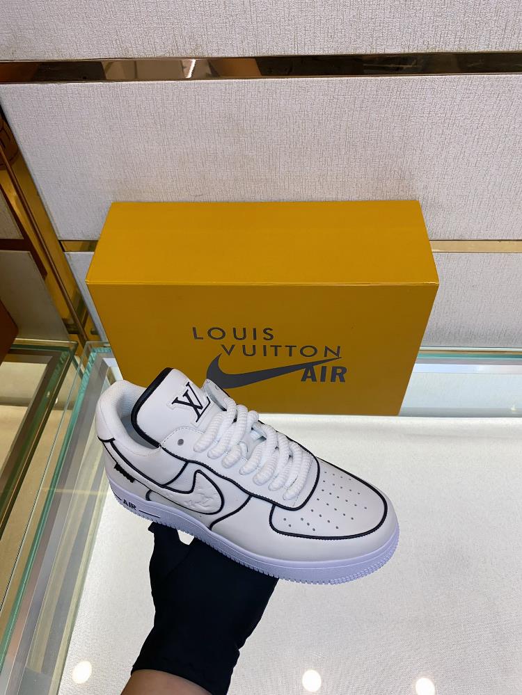 The Louis Vuitto x Nike Co branded Cool Couple casual sneaker features an unbeatable color