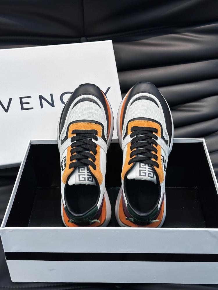 The givenchy brand new givenchy mens thick sole elevated casual sports shoe features a hi