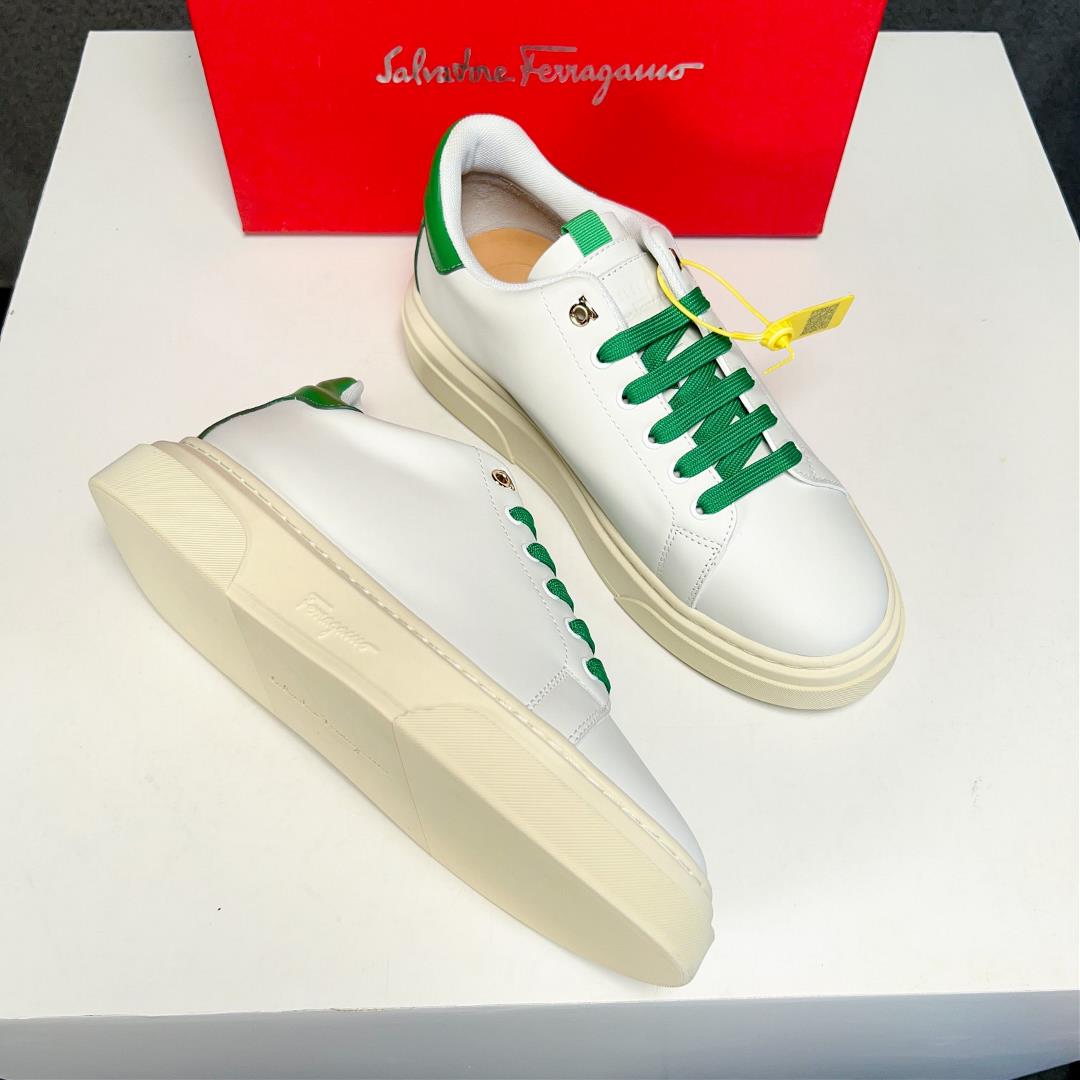 salvatore Ferragamo SpA 2023 mens new casual sneakers are fashionable sporty charmin