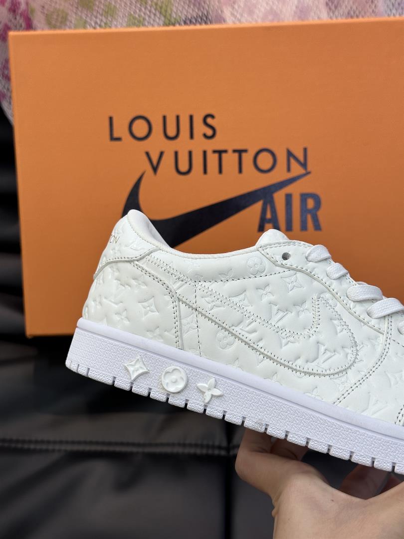 l v x Nike Joint Low top Casual Sports Shoes Carefully Made of The First Layer of Cowhi