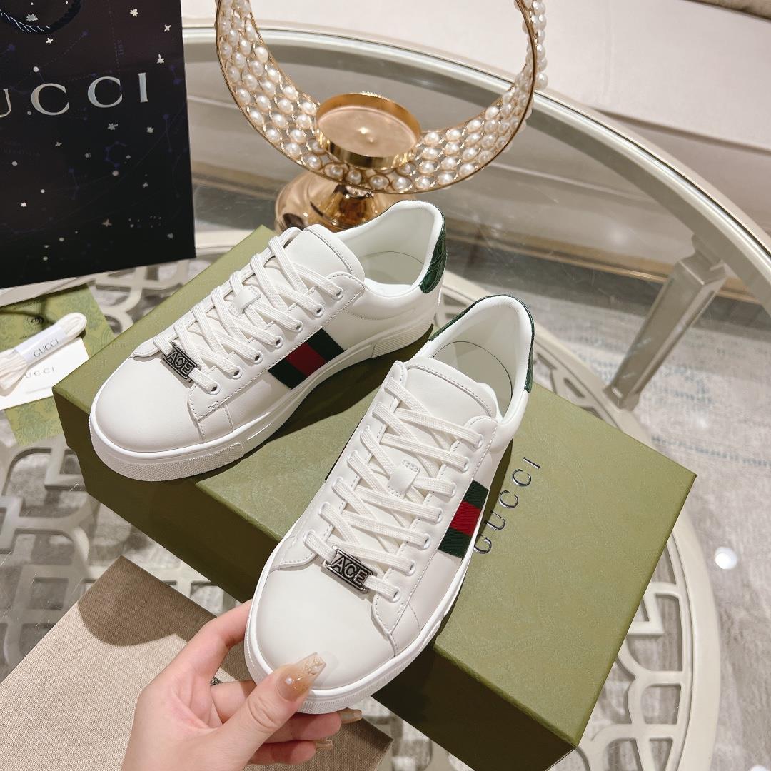 guccis latest Ace series Pro edition small white shoesThe original purchase and developme