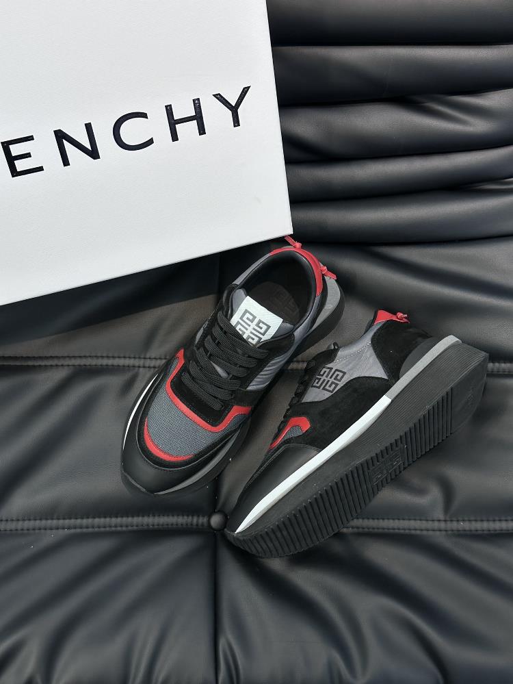 The givenchy brand new givenchy mens thick sole elevated casual sports shoe features a hi