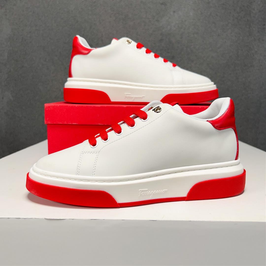 salvatore Ferragamo SpA 2023 mens new casual sneakers are fashionable sporty charmin