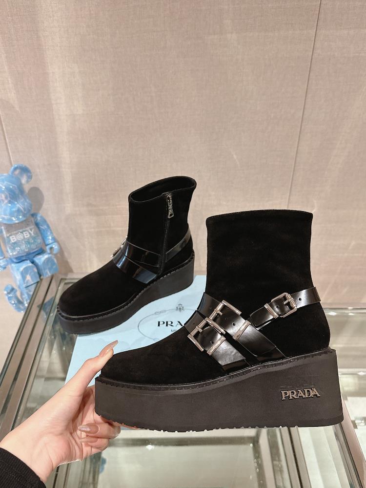 Furthermore Prada is known for its highquality craftsmanship and these boots are no exc