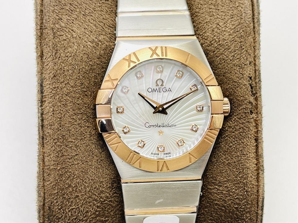 QTQ Factory2023 Wall Crack recommends the latest version of the Omega OMEGA watch model 12315276055004 The fourth generation Constellation Etern