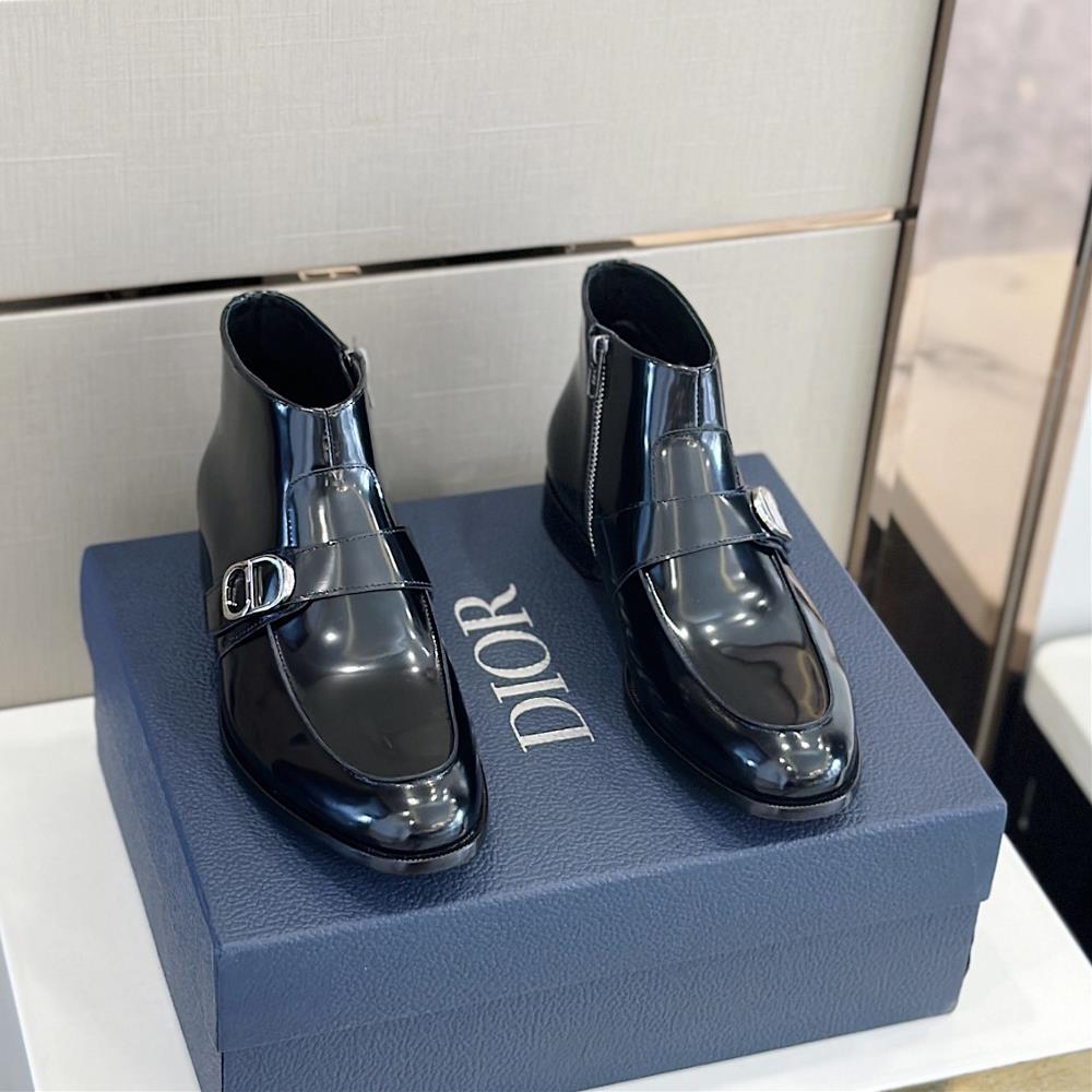 Dior latest mens and bare boot leather outsole Short boots embody a classic elegance Cra