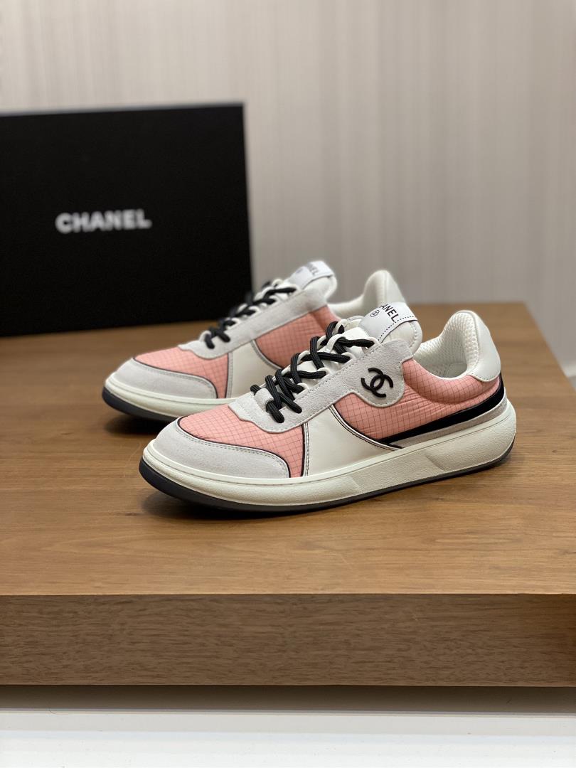 chanel spring and summer new sneakers fabric italian imported waterproof cloth bulls anti