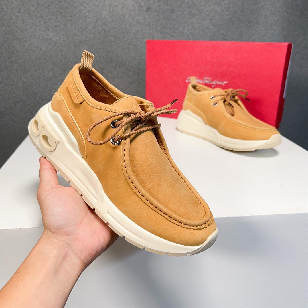 salvatore Ferragamo SpA 2023 mens new casual sneakers are fashionable sporty charmin