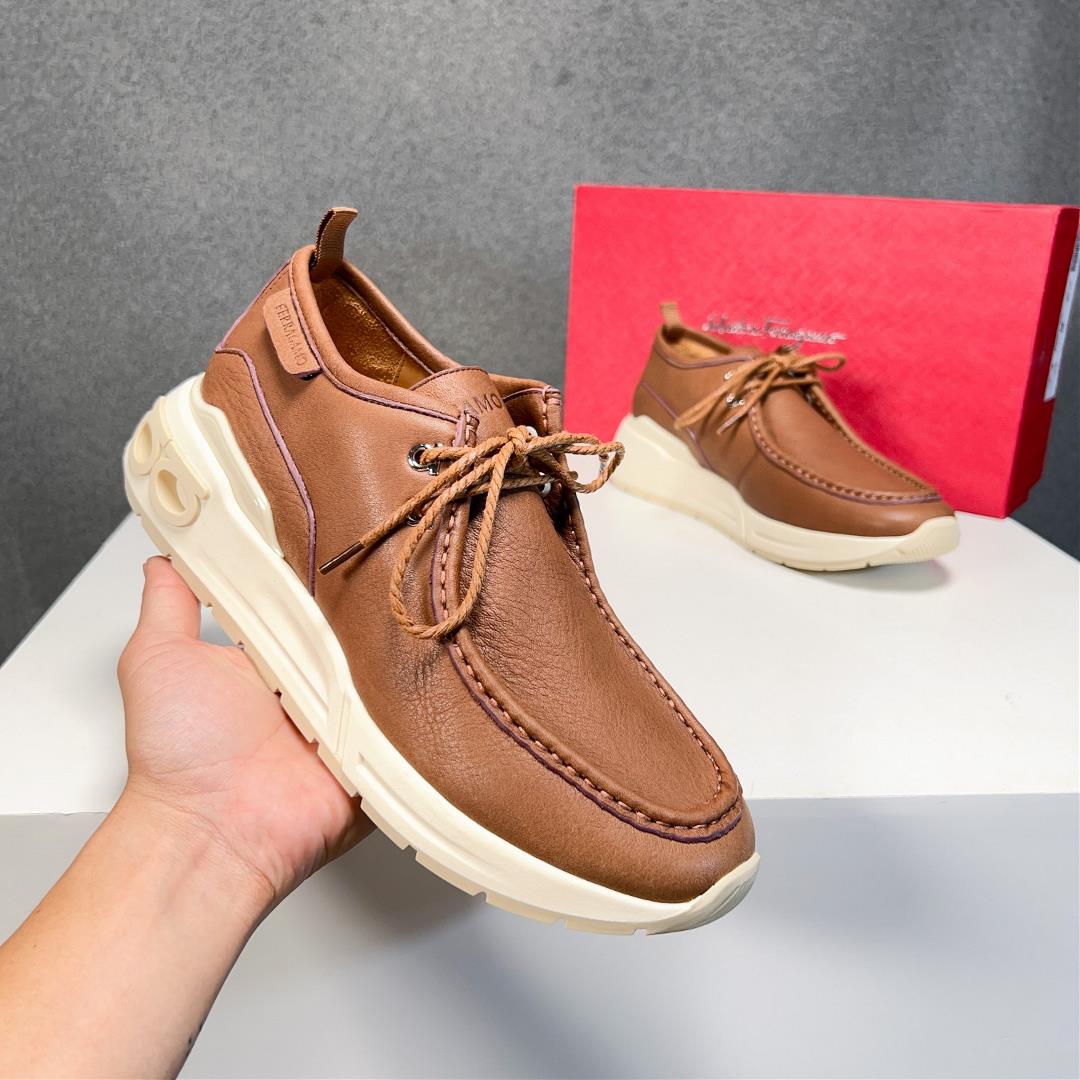 salvatore Ferragamo SpA 2023 mens new casual sneakers are fashionable sporty charmin