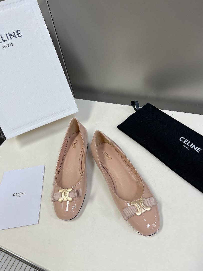 CELINE Silin Spring Summer Triumphal Arch Single Shoes Series limited sales at the counte