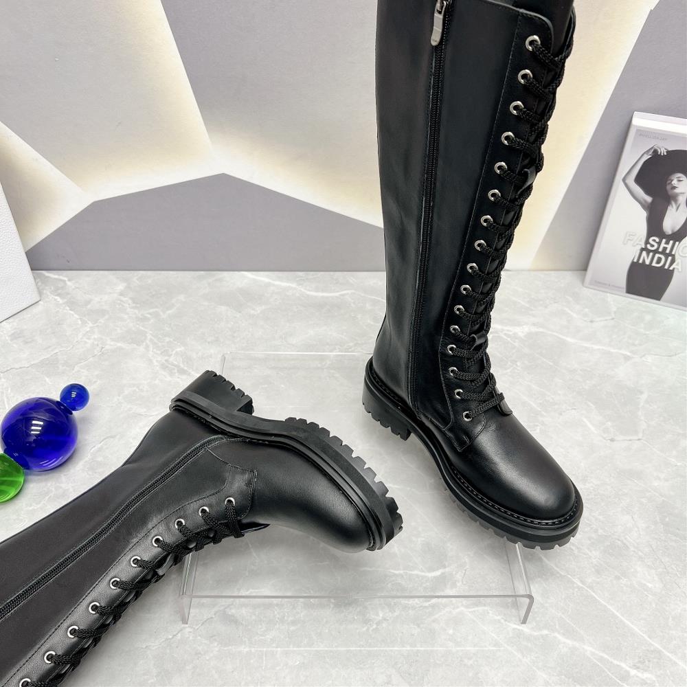 Exworks exclusive toplevel version CELINE Sailings Latest Popular Martin Boot Collection for AutumnWinter 2023 Matsuke Thick Bottom Lace Up Boots