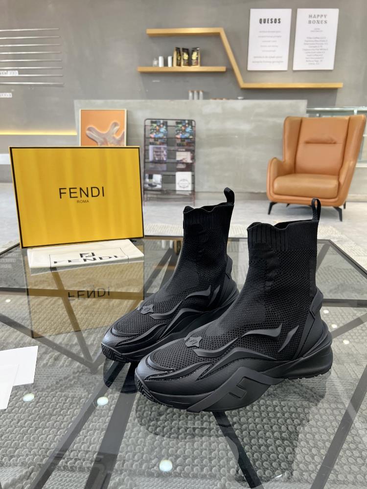 F Top tier OEM Fen Lovers Fried Street High Top Boots Popular New Factory Configuration Imported Original Flying Fabric from Italy Soft and Comfort
