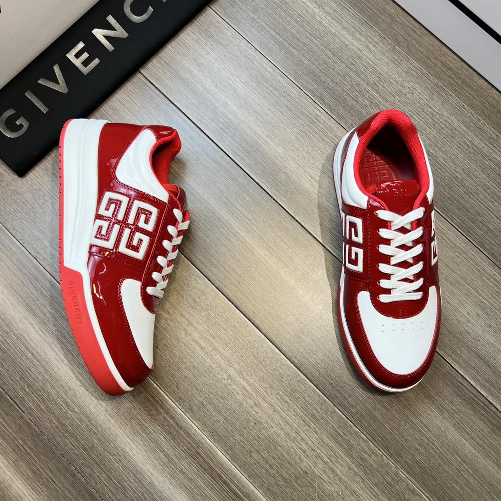 GIVENCHY High quality original order Painted calf leather stitching on the upper brand totem tongue and heel embossed brand logo Top quality cowhide