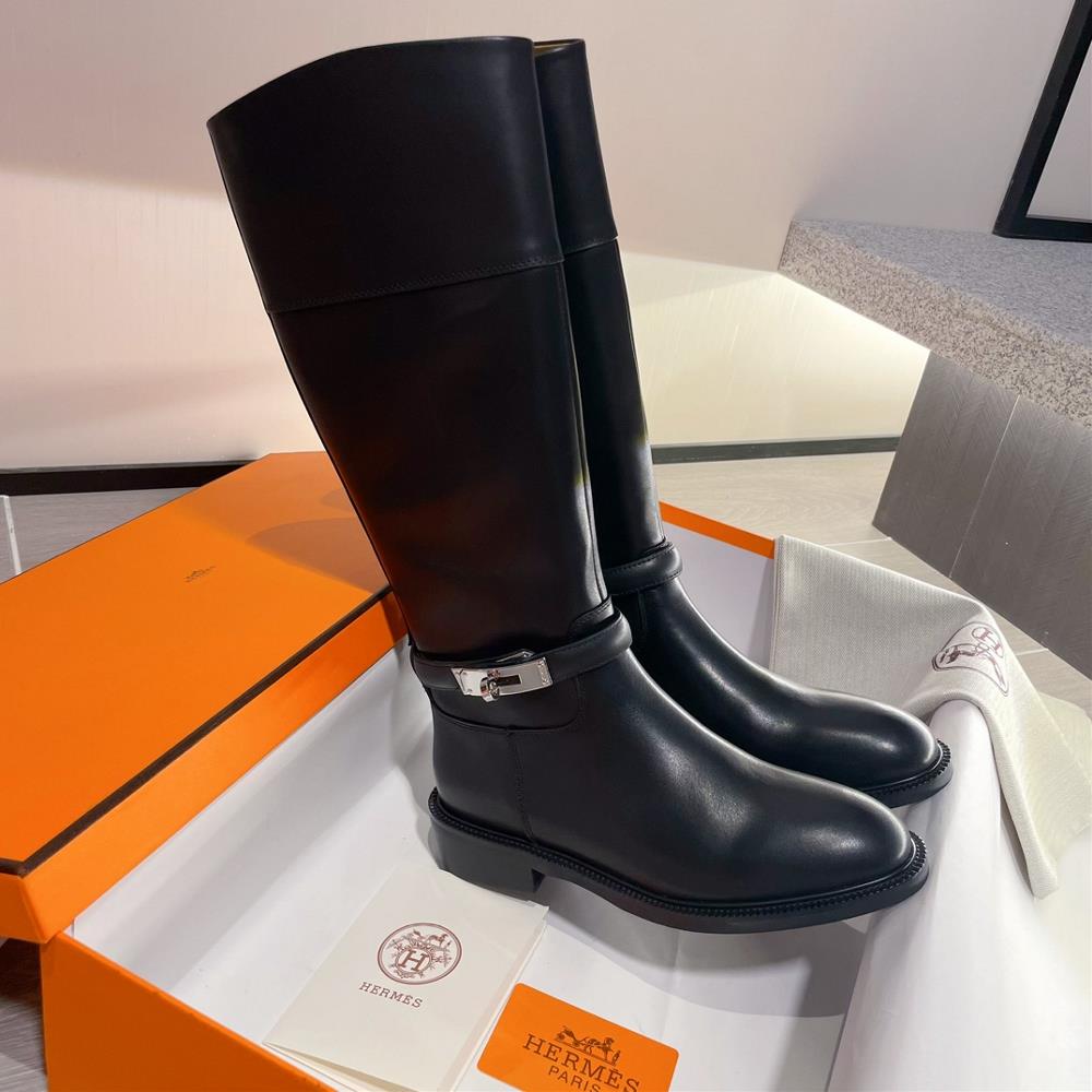 Top edition short boots long boots The H familys new Hermes AutumnWinter 2023 womens Ke