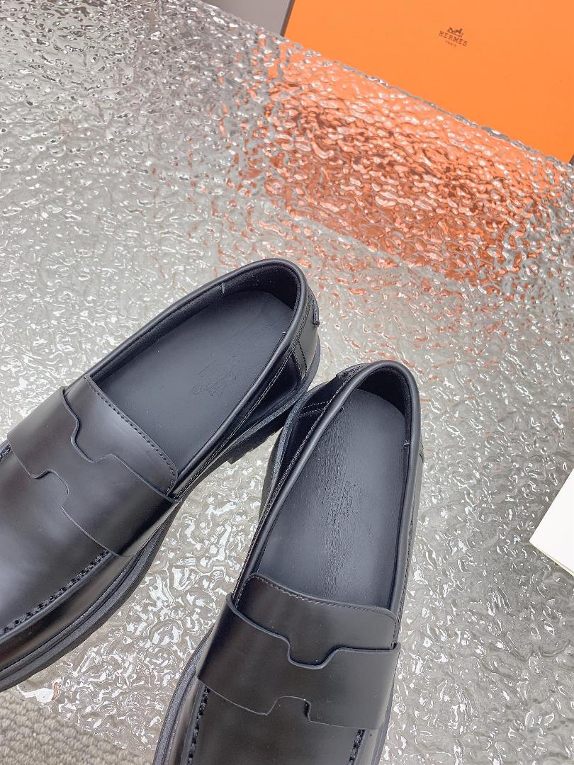 SpringSummer New HERMES Hermes H Lefu Shoes Exclusive Debut Highest Version Buyer Orig