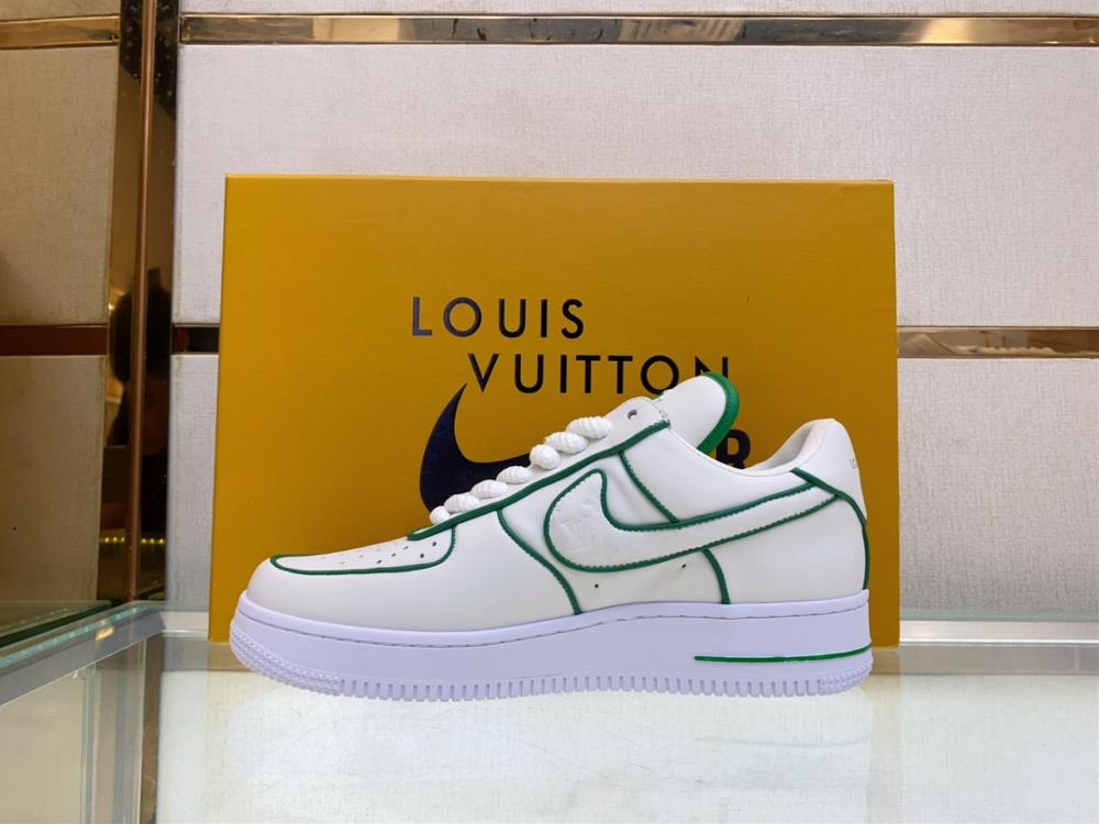 The Louis Vuitto x Nike Co branded Cool Couple casual sneaker features an unbeatable color