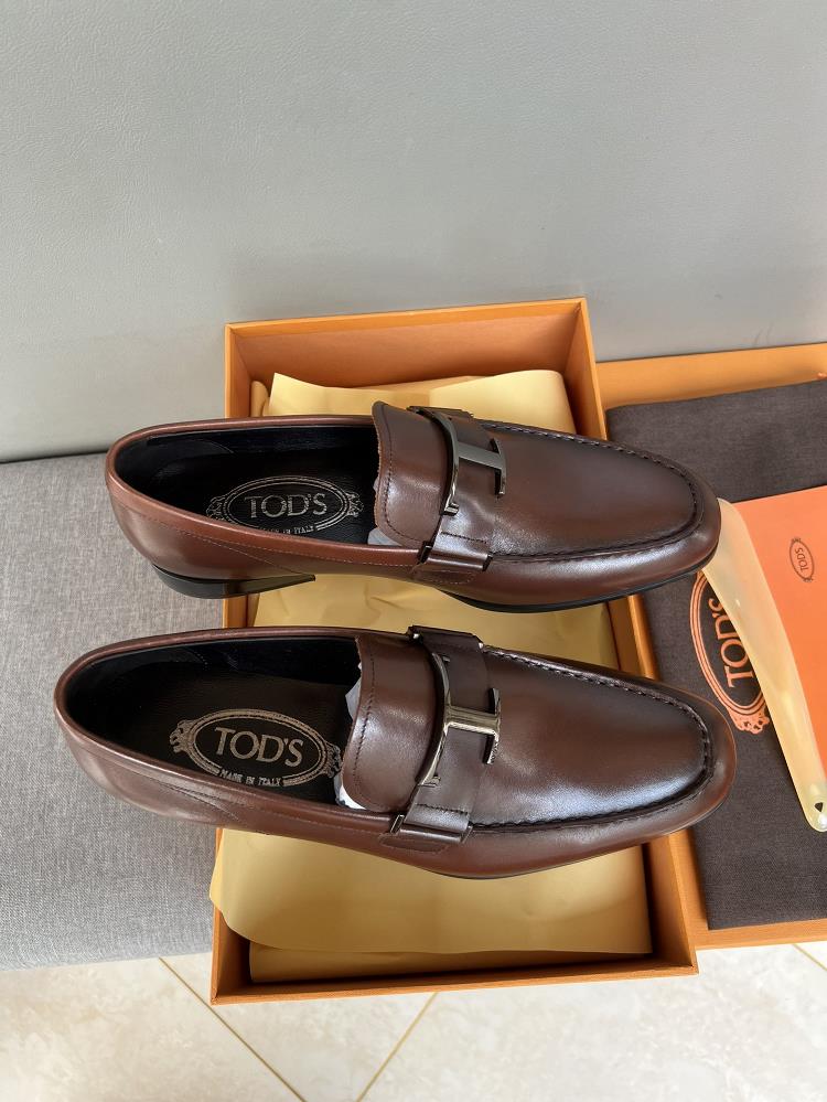 Qiangqiangqiang Original Development Tods Todds Casual Leather Shoes Cover Footwear Counte