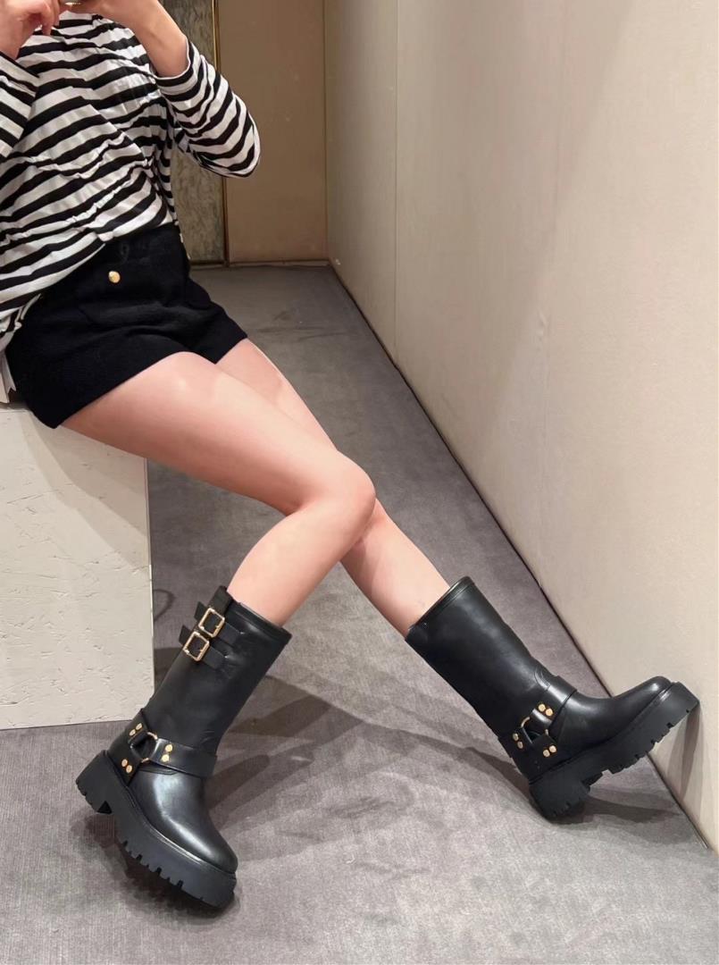 The Celine runway motorcycle boots are simple stylish stylish and durable making them a timele