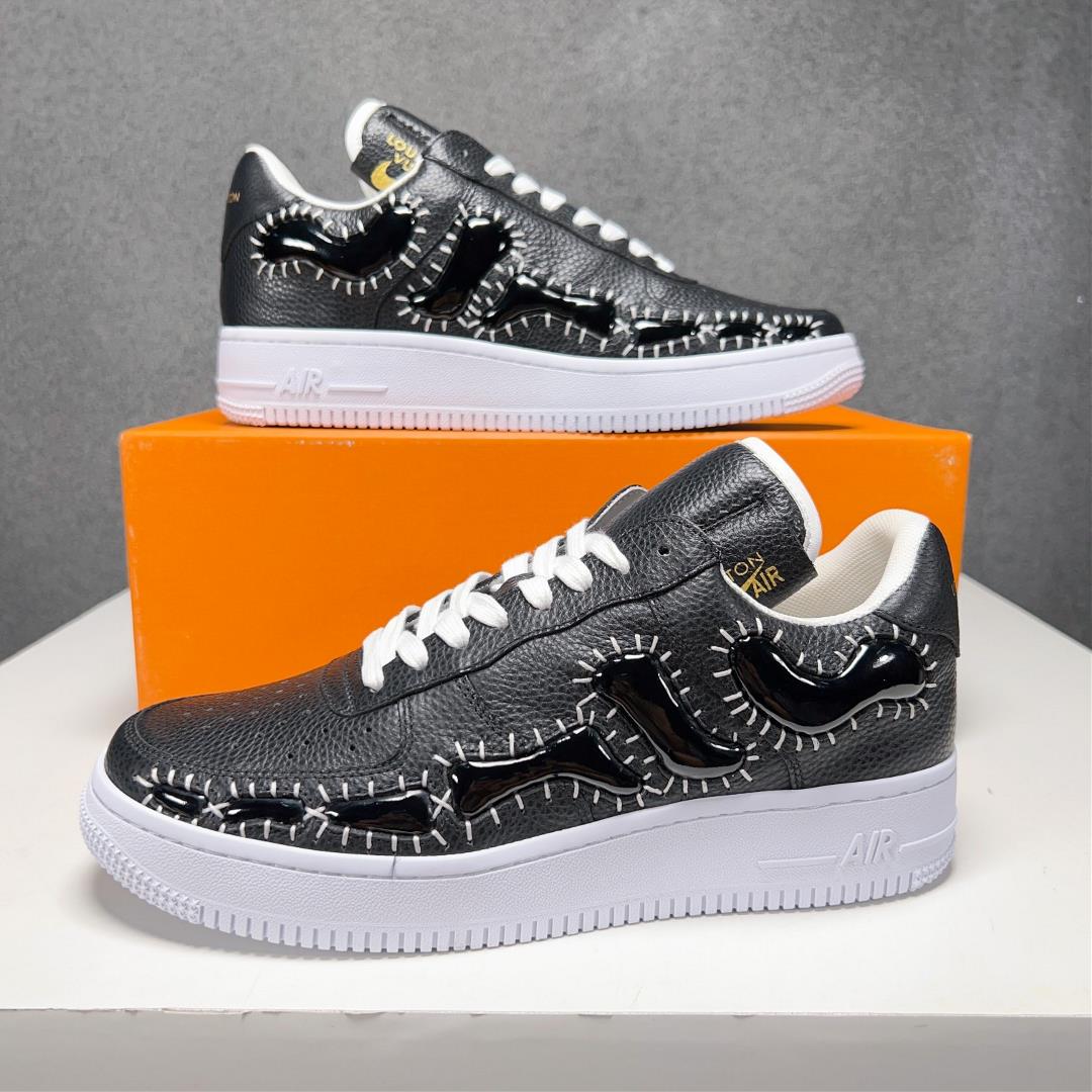 The new lv X AF1 Dreamy Co branded Air Force One highend mens sports and leisure shoesO