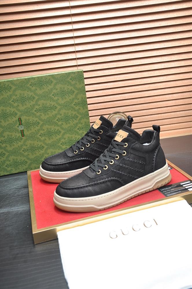 For a more casual but equally stylish option Gucci sneakers are the perfect choice From