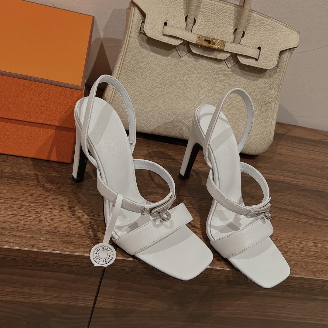 Newly added color matching factory Hermes Glamour sandals series is fashionable and versat