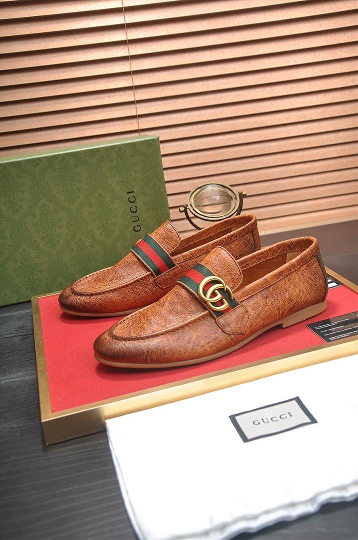 Gucci High end Niuli New Gucci Top Edition Gucci Classic Casual Leather Shoes Choose Impor