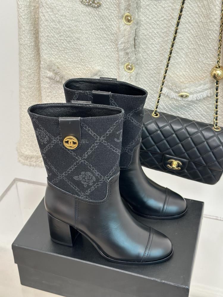 Factory priced short boots  long boots CHANEl 23s Autumn and WinterNew collection of thick