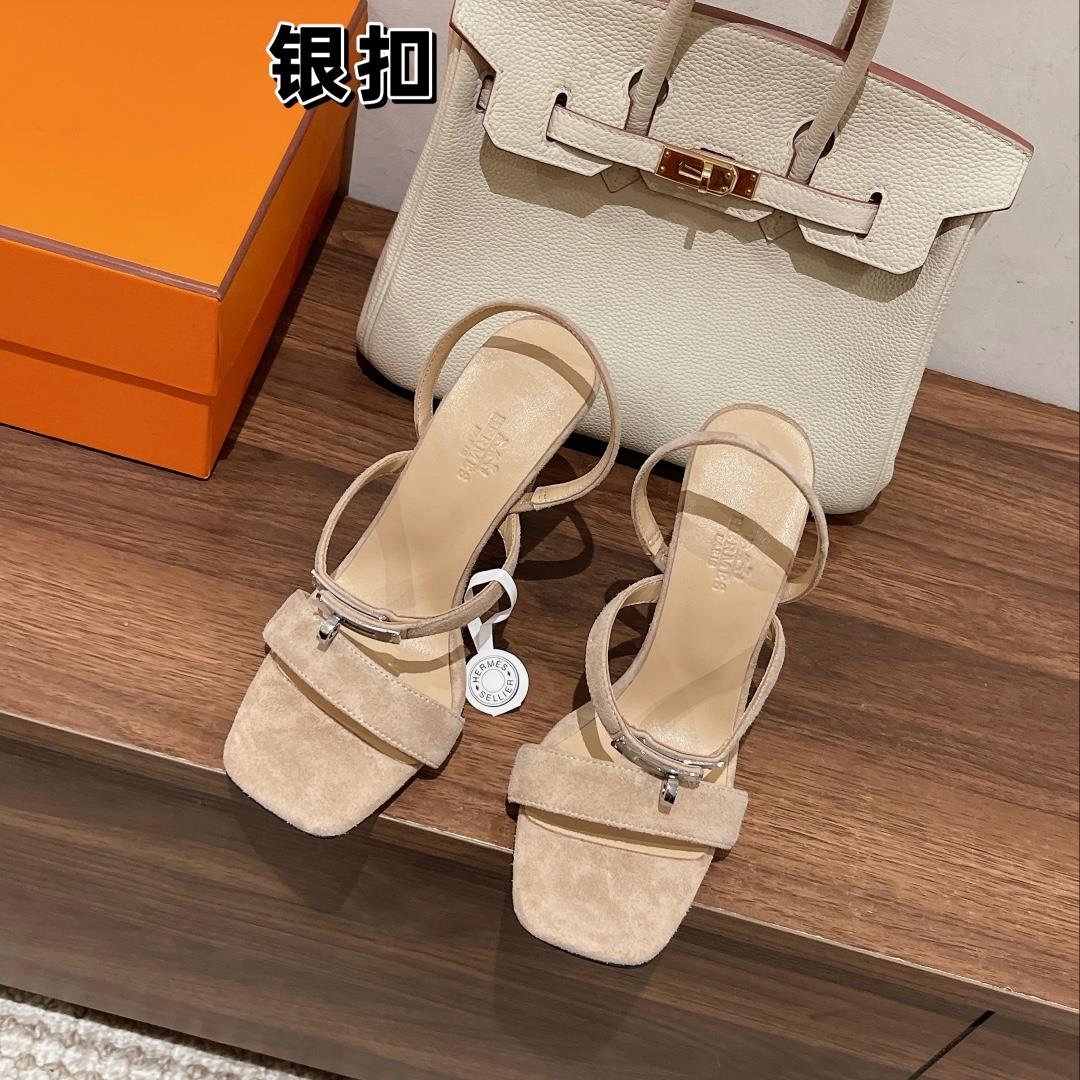 Ex factory Hermes Glamour sandals series are fashionable and versatile super comfortable and every