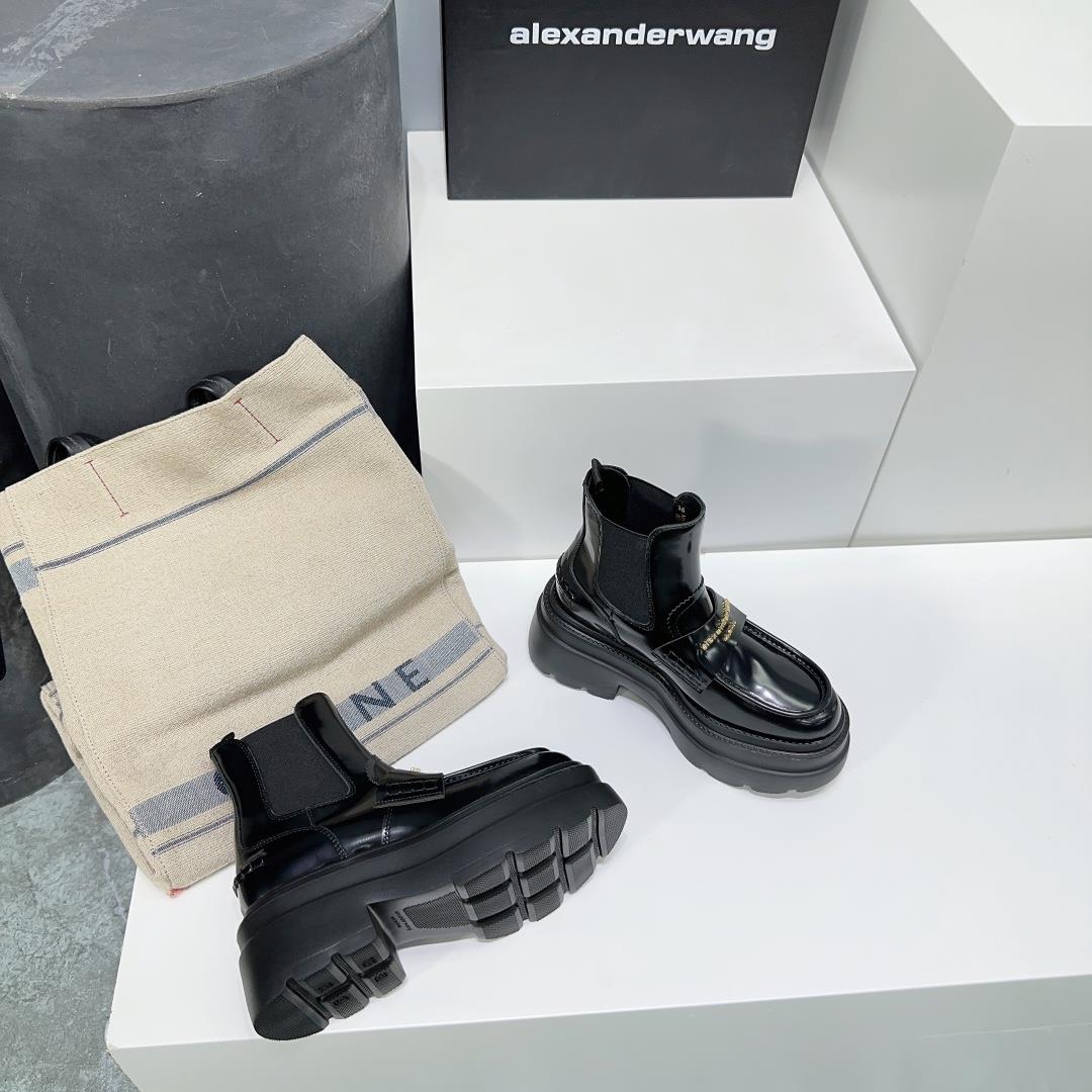 Alexander Wang Alexander King 2023 AutumnWinter waterproof platform sponge cake thick sol