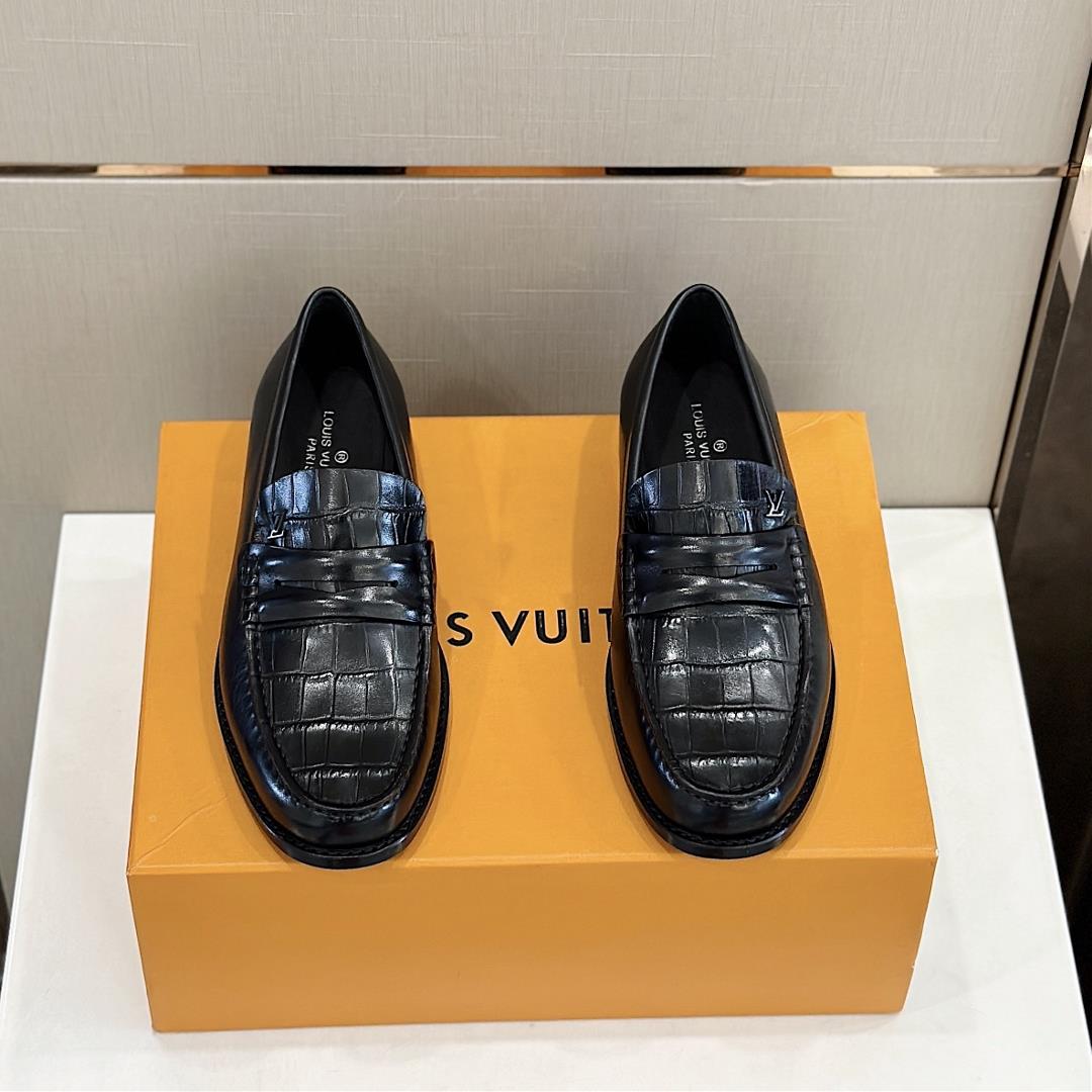 lv Family Major Handmade Lefon Shoes Leather Outsole in 2023 Fusion Lacquered Calf Leather And Handm