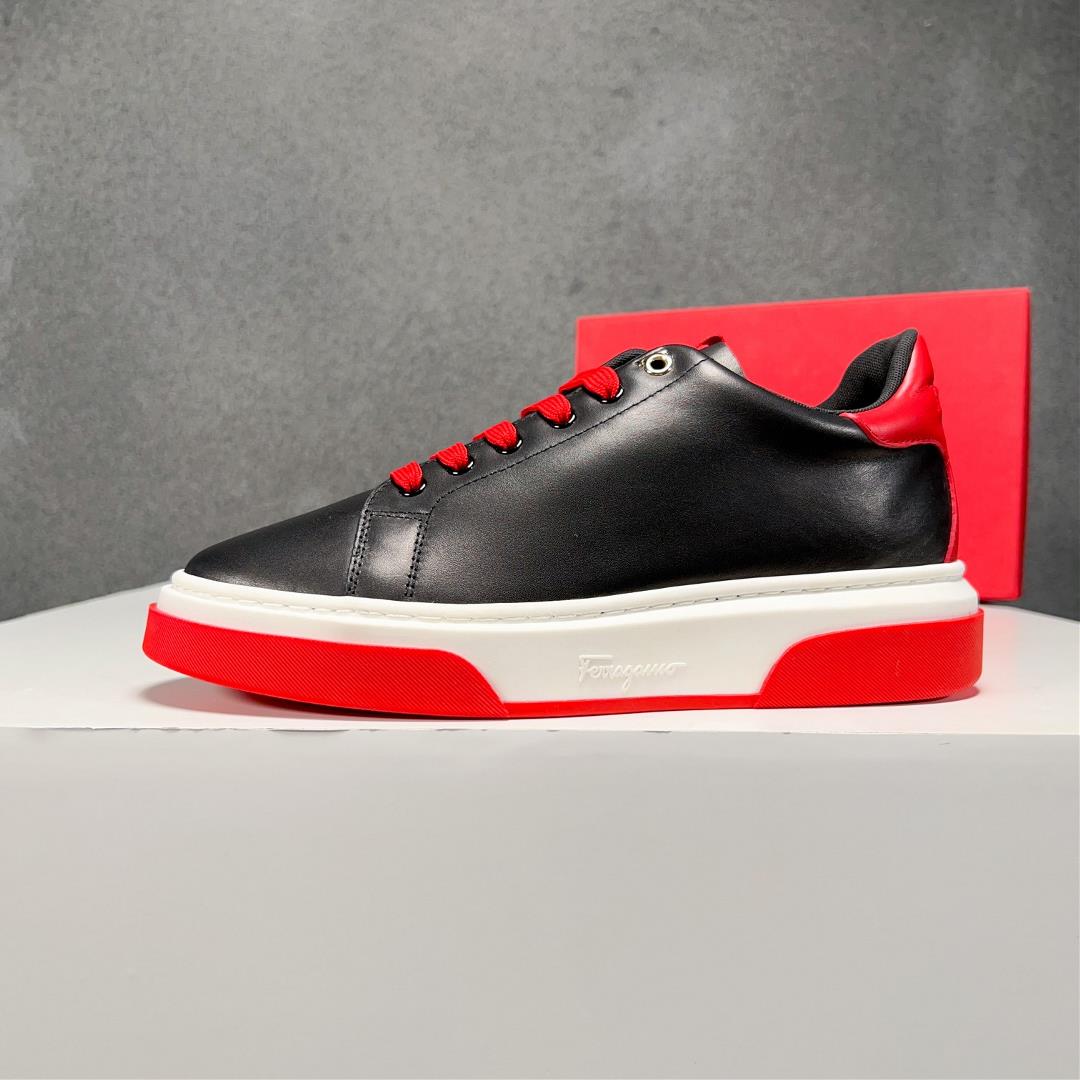 salvatore Ferragamo SpA 2023 mens new casual sneakers are fashionable sporty charmin