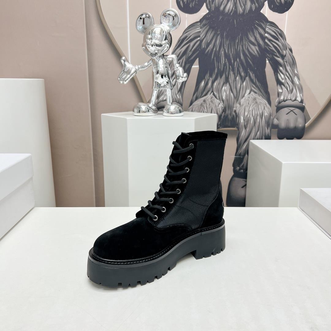 Exclusive top edition of suede CELINE Sailings Latest Popular Martin Boot Collection for Sprin