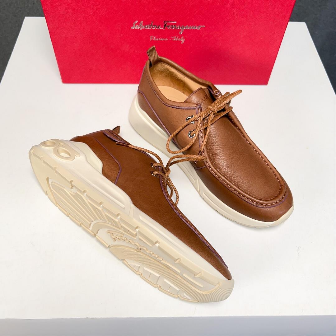 salvatore Ferragamo SpA 2023 mens new casual sneakers are fashionable sporty charmin