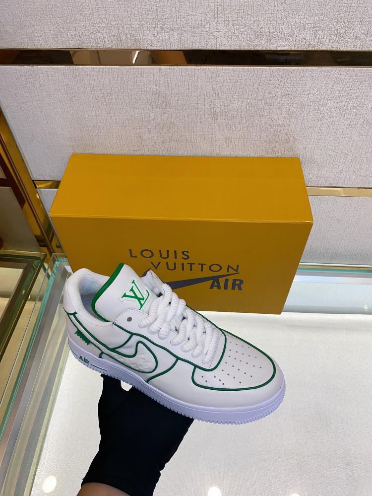 The Louis Vuitto x Nike Co branded Cool Couple casual sneaker features an unbeatable color