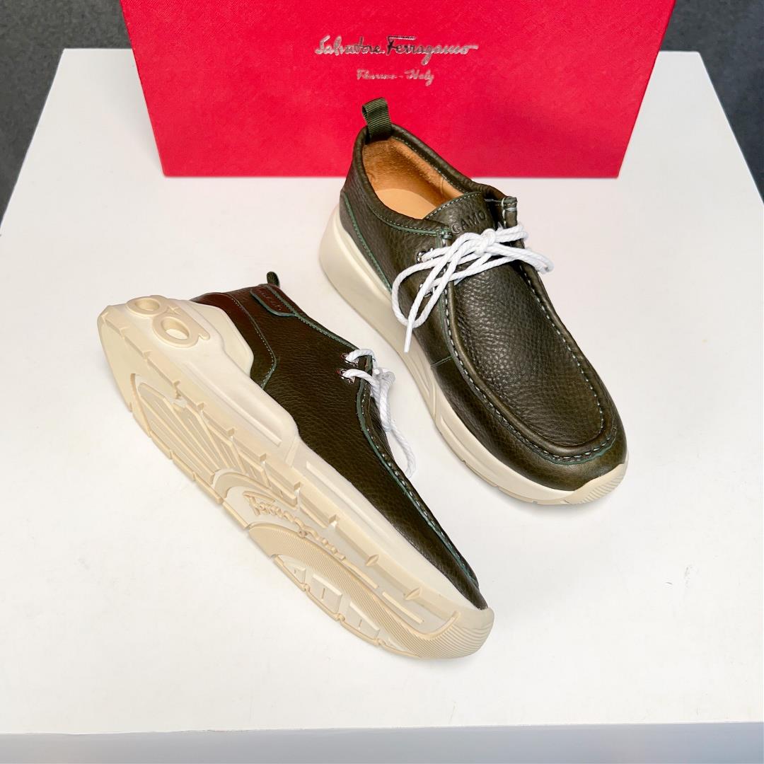 salvatore Ferragamo SpA 2023 mens new casual sneakers are fashionable sporty charmin