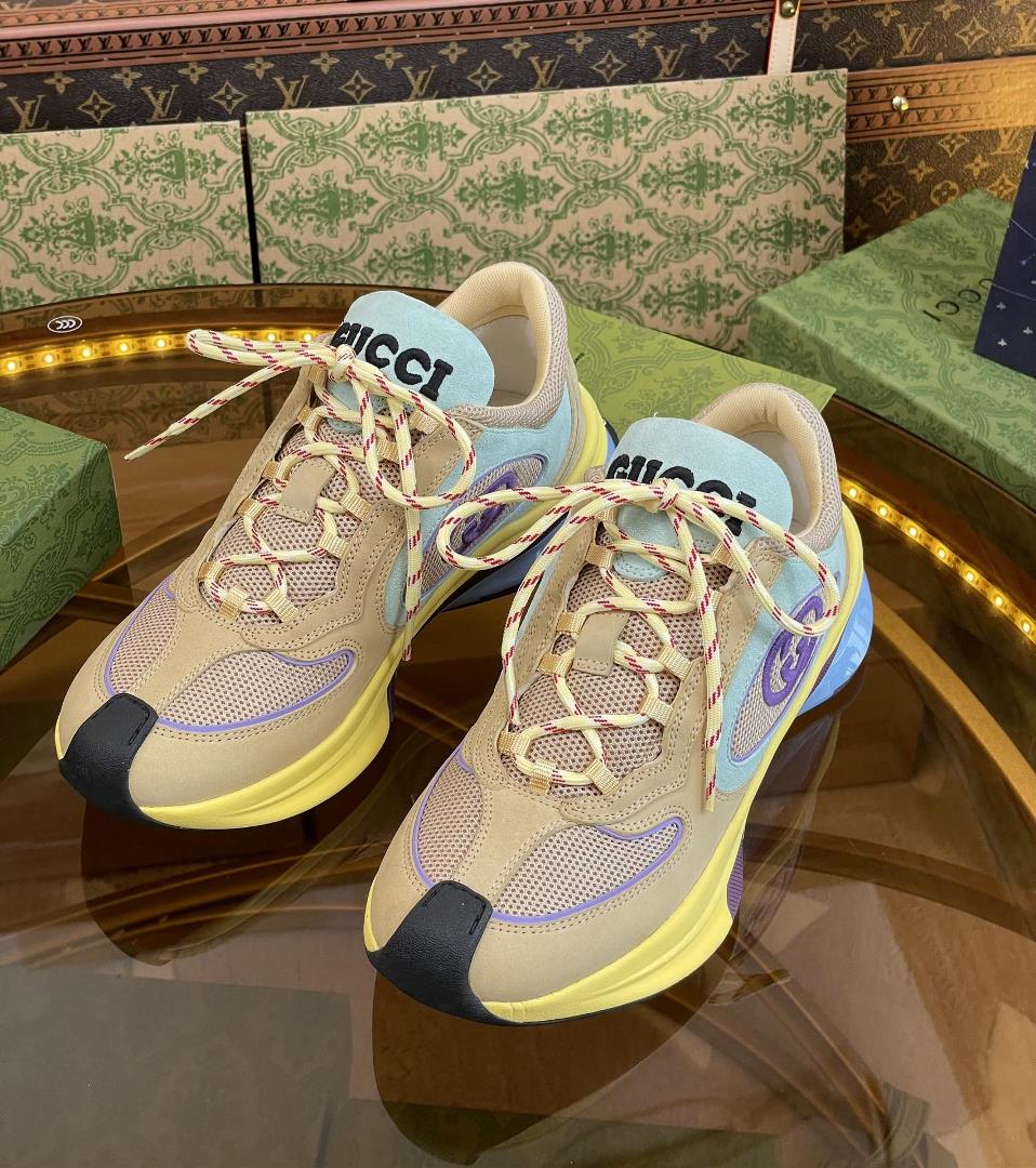 Gucci Run Sneakers SpringSummer 2023 Latest Couple Style Sneakers Running ShoesSports running 