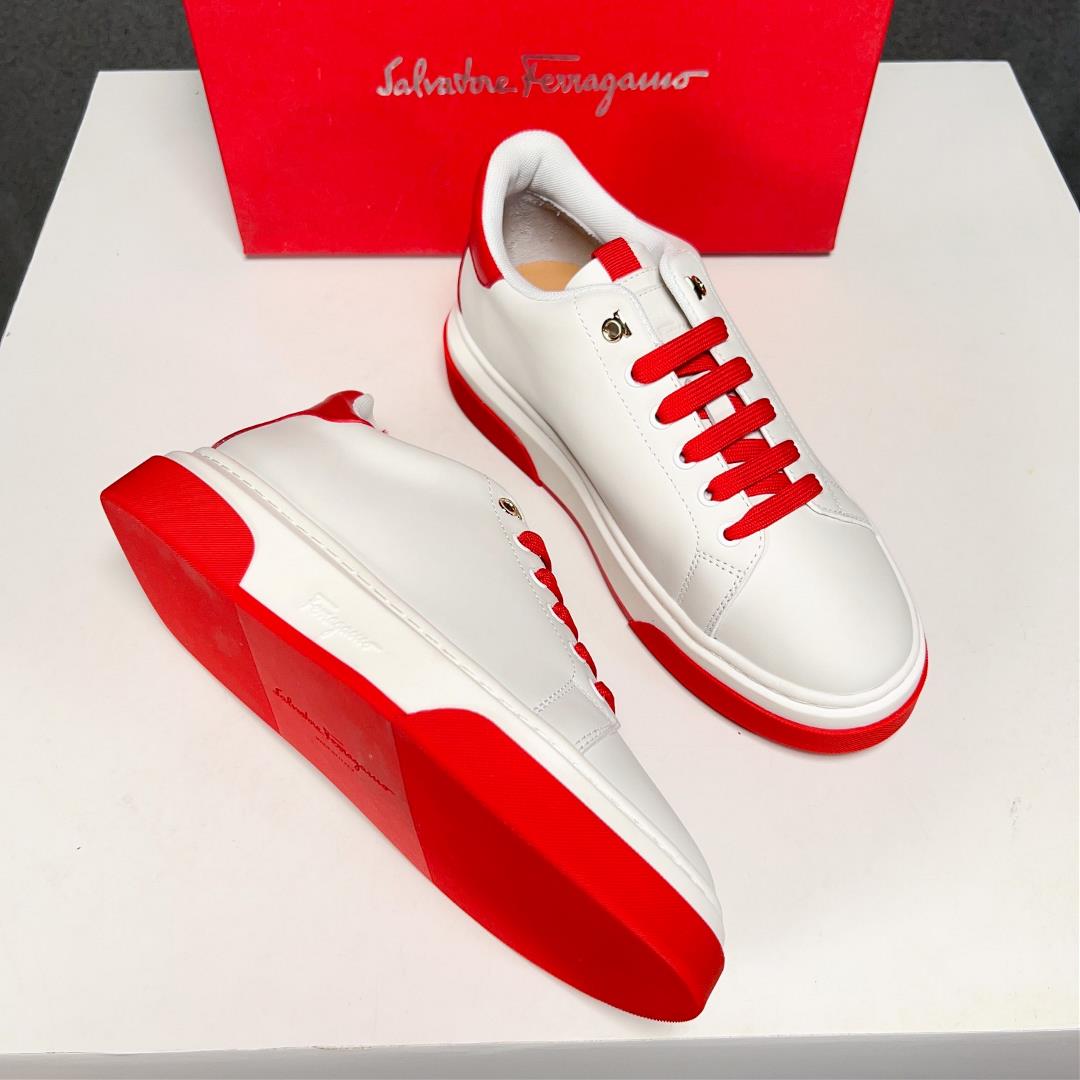 salvatore Ferragamo SpA 2023 mens new casual sneakers are fashionable sporty charmin