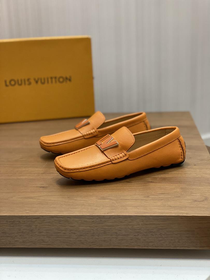 Louis Vuitton LUXEMBOURG SAMOTHRACE series of bean shoes made a remarkable debut on the sp