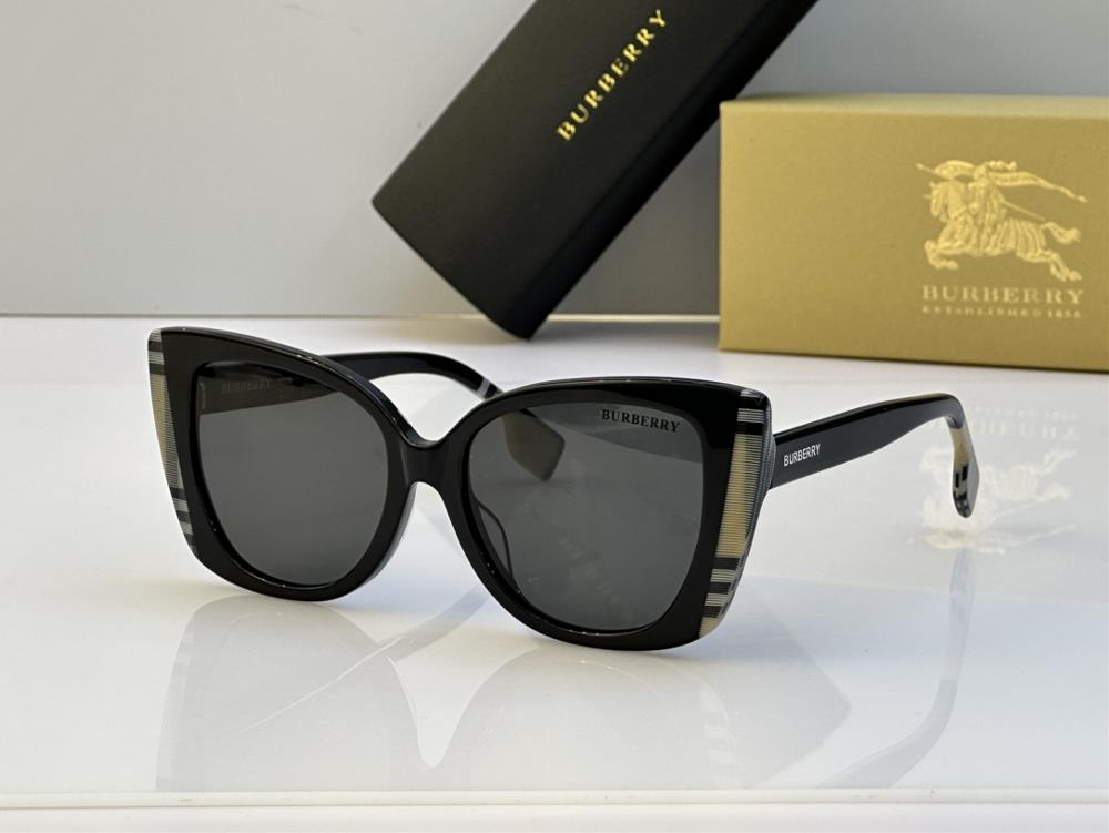 What sets Burberry glasses apart is their ability to seamlessly blend classic and contempo