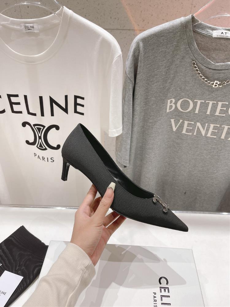 The kitten heel has made a major comeback in recent years and Celine has taken this class