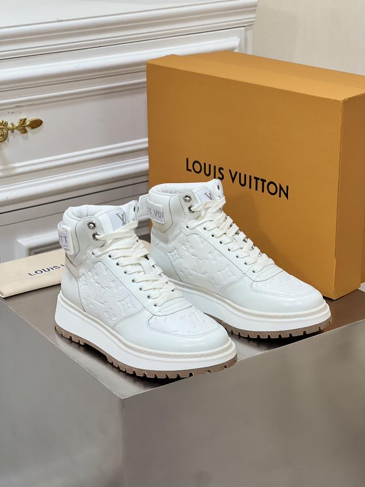 One of the things I love most about LV high top boots is their versatility Whether Im he