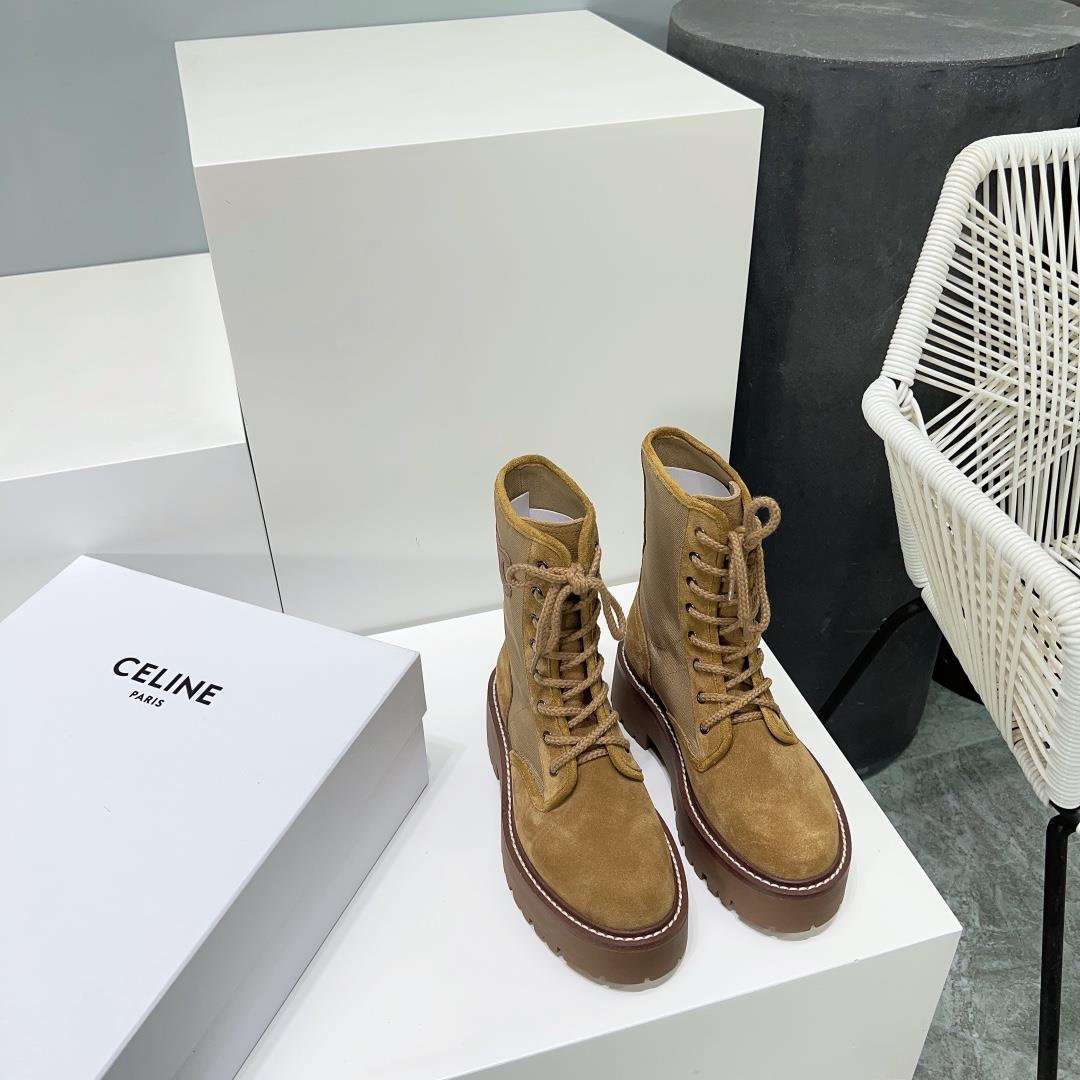 High quality factory produced Celine Sailing 23ss autumn and winter new style short boots are invinc